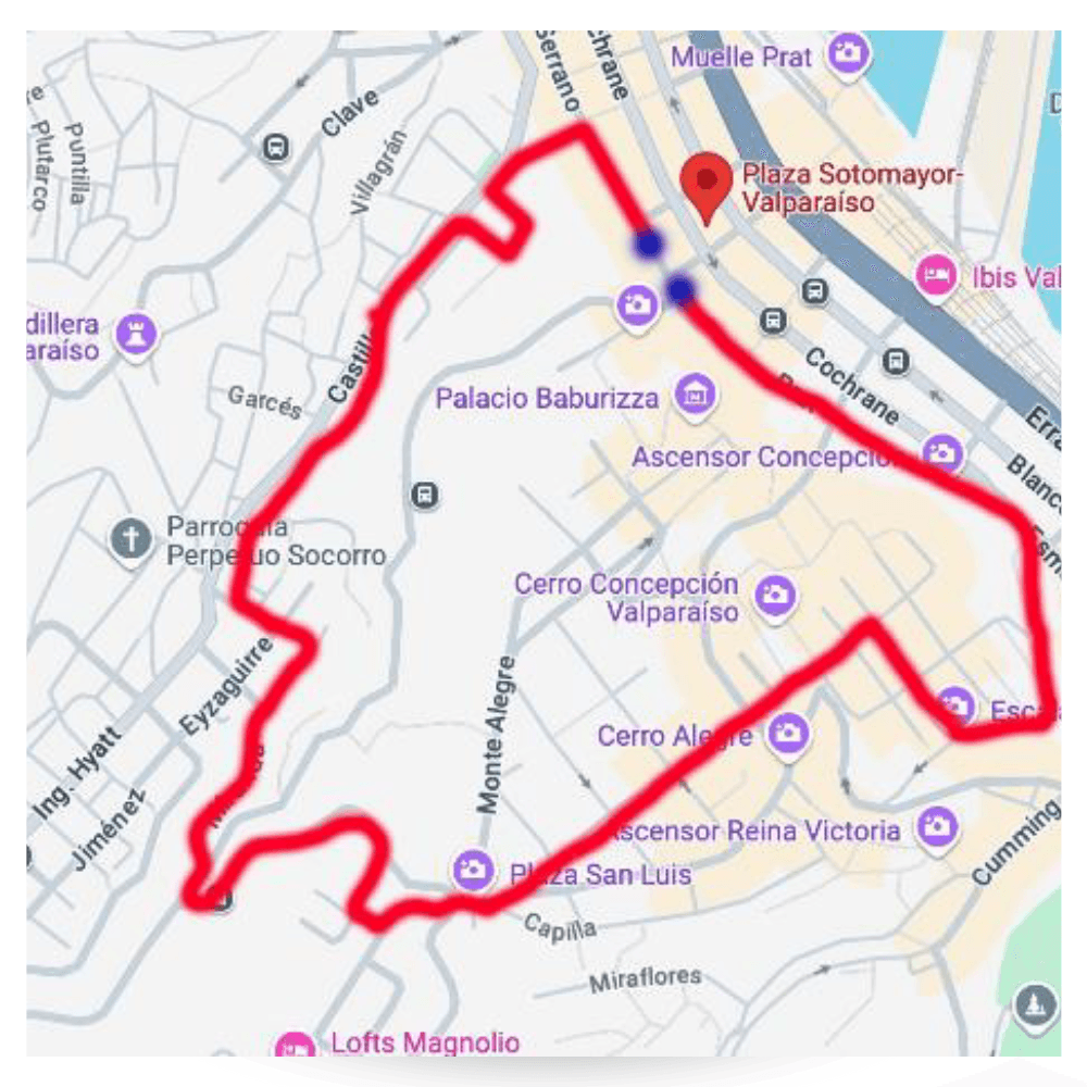Circuito BOMBEROS VALPARAISO CERRO ARRIBA 2026
